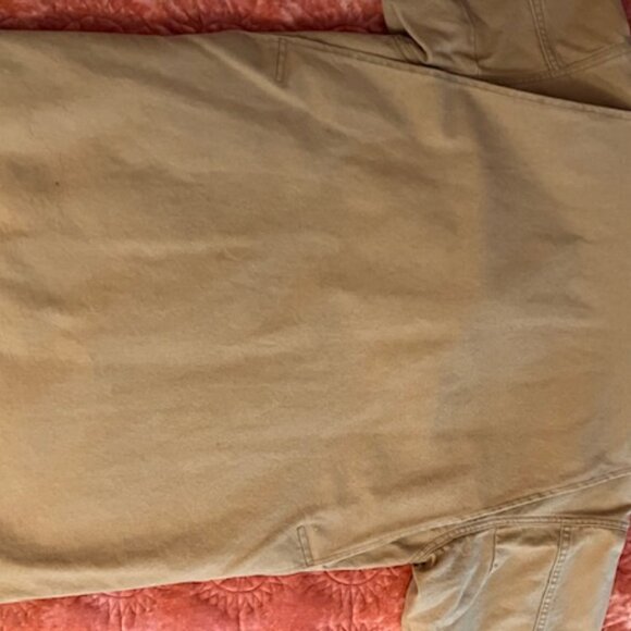 L.L. Bean Tan Jacket with Green Collar - Picture 13 of 15